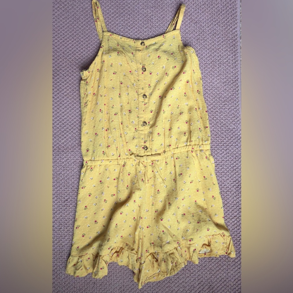Cat & Jack Girl Yellow Floral Dress